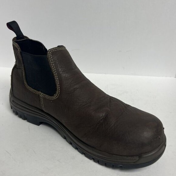 Avenger Mens Romeo Pull On Comp Toe Boot Brown Size 10.5 M main image 5